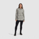Outdoor Research Kulshan Flannel Shirt - Womens, Bone, Small, 3001110003006