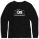 Outdoor Research OR Advocate Long Sleeve Tee, Black/White, Extra Large, 3005170114009