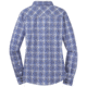 Outdoor Research Passage Long Sleeve Shirt - Womens, Hydrangea Plaid, Medium, 2692631509007