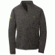 Outdoor Research Radiant LT Zip Top - Mens-Charcoal/Lemongrass-Small