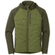 Outdoor Research Refuge Hybrid Hooded Jacket - Mens, Seaweed/Juniper, Small, 2691801466006