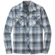 Outdoor Research Tangent II Long Sleeve Shirt - Mens, Naval Blue Plaid, Small, 2681211400006