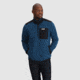 Outdoor Research Trail Mix Quarter Zip Pullover - Mens, Harbor/Black, 3XL, 3001362539011