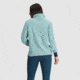 Outdoor Research Trail Mix Quarter Zip Pullover - Womens, Sage/Naval Blue, Extra Small, 3001392614005