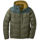 Outdoor Research Transcendent Down Hoodie - Mens, Fatigue/Fir, Medium, 2680841915007