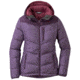 Outdoor Research Transcendent Down Hoody - Womens, Amethyst/Pacific Plum, Medium, 2681051379007