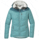 Outdoor Research Transcendent Down Hoody - Womens, Seaglass/Washed Peacock, Small, 2681051384006