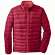 Outdoor Research Transcendent Down Sweater, Men's, Agate/Hot Sauce, S 243069-agate/hs-S