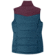 Outdoor Research Transcendent Down Vest - Womens, Celestial Blue/Cacao, Small, 2681071726006