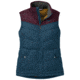 Outdoor Research Transcendent Down Vest - Womens, Celestial Blue/Cacao, Small, 2681071726006