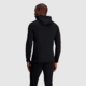 Outdoor Research Vigor Grid Fleece Full Zip Hoodie - Mens, Black, 2XL, 3005030001010