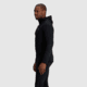Outdoor Research Vigor Grid Fleece Full Zip Hoodie - Mens, Black, 2XL, 3005030001010