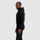 Outdoor Research Vigor Grid Fleece Full Zip Hoodie - Mens, Black, Small, 3005030001006