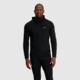 Outdoor Research Vigor Grid Fleece Full Zip Hoodie - Mens, Black, Small, 3005030001006