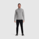 Outdoor Research Vigor Grid Fleece Half Zip - Mens, Grey Heather, 2XL, 3005011050010