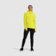 Outdoor Research Vigor Grid Fleece Pullover Hoodie - Womens, Sulphur, Medium, 3005251584007