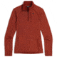 Outdoor Research Vigor Grid Fleece Quarter Zip Hoodie - Women's, Brick, Extra Small, 3005230465005