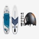 Outdoormaster Bundle Sale-106" iSUP Board + SHARK II Pump, 803866+805322