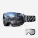Outdoormaster ULTRA Snow Goggles + Lens Bundle, Cloudy+Storm/night, Yello Sonic Strap VLT 29% Sliver Color Optimization Lens + VLT 90% Clear Lens, 602466