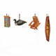 Outside Inside Decorated Canoe Ornament 99520