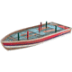 Outside Inside Tin Boat Cribbage Board 99886
