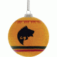 Outside Inside Yellow Bass Blanket Ornament 99514