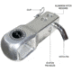 Overland Vehicle Systems Aluminum Receiver Mount, Raw, 19109902