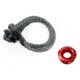 Overland Vehicle Systems Combo Pack Soft Shackle 7/16in 41 lb with Collar and Recovery Ring 2.5in 10 lb, Multi, 19-8716