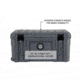 Overland Vehicle Systems D.B.S. Dry Box w/ Wheels, Drain and Bottle Opener, Dark Grey, 169 QT, 40100031