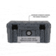 Overland Vehicle Systems D.B.S. Dry Box w/ Wheels, Drain and Bottle Opener, Dark Grey, 95 QT, 40100011