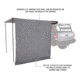 Overland Vehicle Systems Nomadic 2.0 Awning Side Wall, 2.0x2.0, 18089910