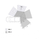 Overland Vehicle Systems Nomadic LT 270 Awning &amp; Wall 1, 2, &amp; Mounting Brackets - Passenger Side, Grey/Green, 19589907