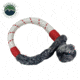 Overland Vehicle Systems Soft Shackle, 7/16in, 41000 lbs, w/ Loop &amp; Abrassive Sleeve, White/Red, 23 in, 19129903