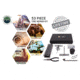 Overland Vehicle Systems Tire Plug Repair Kit 53 Piece Off Road Grade Truck, Jeep Off Road, RV, Trailers, Black, 12030001
