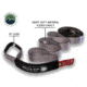 Overland Vehicle Systems Tow Strap, 20000 lbs, 2in x 30ft, Black, 19059916