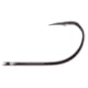 Owner Hooks AKI Hook with Cutting Point, Forged Shank, Reversed Bend, Straight Eye, Black Chrome, Size 1/0, 34 Per Pack, 5370-111