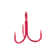 Owner Hooks ST-36 Treble Hook, Red, 6, 5636-053