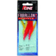 P-Line Farallon Feather, 2 Hooks, 5/0, Yellow/Red, FF-5/0-YL/RD