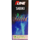 P-Line Sabiki Rig Hage Aurora Fish Skin Mylar Sabiki Rig, 6, SMFS6