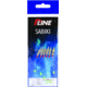 P-Line Sabiki Rig Hage Aurora Fish Skin Sabiki Rig, 14, SAFS14