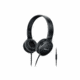 Panasonic On-ear Headphones- Black RP-HF300M-K