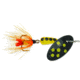 Panther Martin Classic Patterns In-Line Spinner, #6, 1/4 oz, Spotted Fly Black &amp; Yellow, 6PMSPF-BY