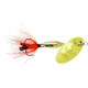 Panther Martin Deluxe Fly In-Line Spinner, #4, 1/8oz, Gold &amp; Orange, 4PMF-GO