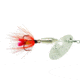 Panther Martin Deluxe Fly In-Line Spinner, #4, 1/8oz, Silver &amp; Yellow, 4PMF-SY
