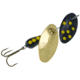 Panther Martin Dual Flash Spinner, Black &amp; Gold, Size 6, 6DFPMDF-BG