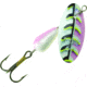 Panther Martin FishSeeUV Vibrant Image In-Line Spinner, #2, 1/16 oz, Pink &amp; White, 2PMVIUV-VIPW