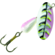 Panther Martin FishSeeUV Vibrant Image In-Line Spinner, #2, 1/16 oz, Pink &amp; White, 2PMVIUV-VIPW