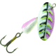Panther Martin FishSeeUV Vibrant Image In-Line Spinner, #4, 1/8 oz, Pink &amp; White, 4PMVIUV-VIPW