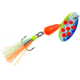 Panther Martin Flash-A-Bou Go-Glo In-Line Spinner #6, 1/4 oz, Silver Blue &amp; Chartreuse Holographic, 6PMGGFSBCH