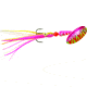 Panther Martin Hammered UV Hoochie Skirt In-Line Spinner, #12, 7/16 oz, Yellow &amp; Pink, 12PMSSTUVHHSHMYPT